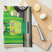 Cartoon Ambulance en EMT Theedoek (Quarter Fold)