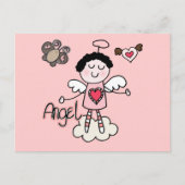 Cartoon Angel Briefkaart (Voorkant)