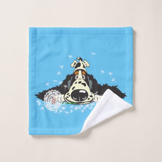 Cartoon Anglais Cocker spaniel (Gant de toilette)