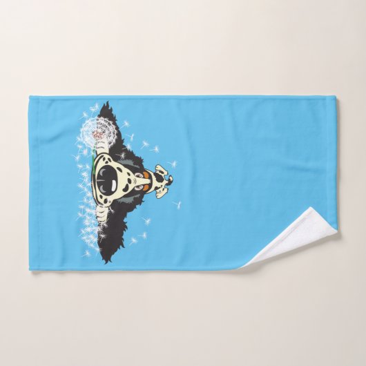 Cartoon Anglais Cocker spaniel (Serviette à main)