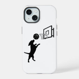 Cartoon Animal Basketball iPhone 15 Hoesje
