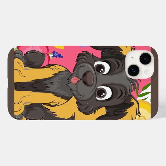 Cartoon Animal Case-Mate iPhone Case (Achterkant (horizontaal))