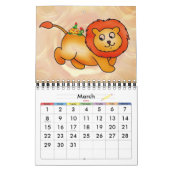 Cartoon Animaux 2012 Calendrier (Mar 2026)