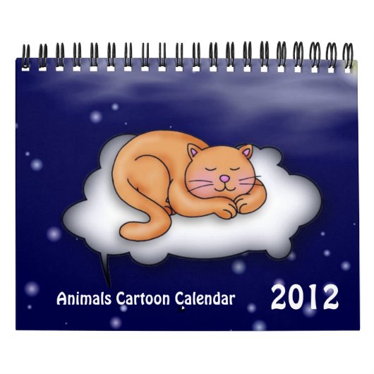 Cartoon Animaux 2012 Calendrier (Protection)