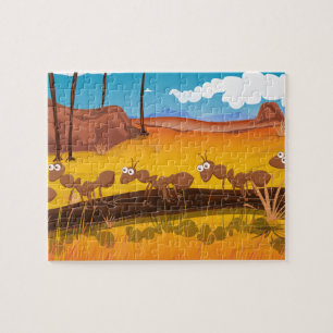 Cartoon Ants Legpuzzel