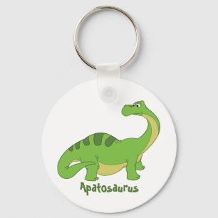 Cartoon Apatosaurus Sleutelhanger