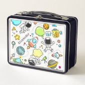 Cartoon Astronaut Space Rockets Boy (Voorkant)