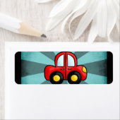 Cartoon auto etiket (Insitu)