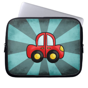Cartoon auto laptop sleeve