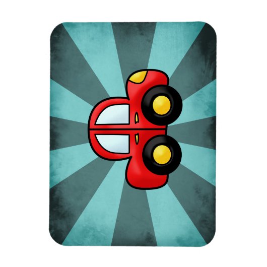 Cartoon auto magneet (Verticaal)