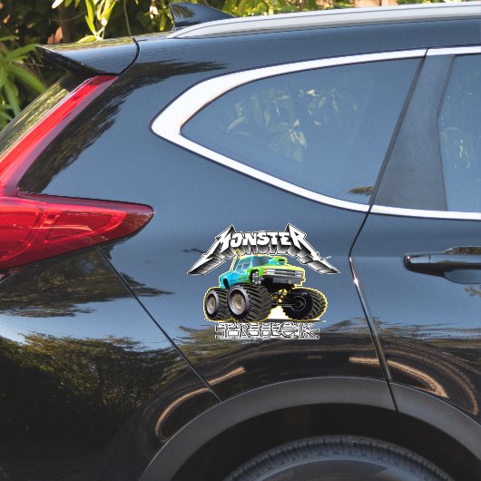 Cartoon auto sticker (Auto Zijkant)