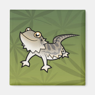 Cartoon Baardagaam / Rankin Dragon Magneet