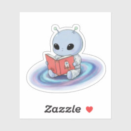 Cartoon Baby Alien  Sticker