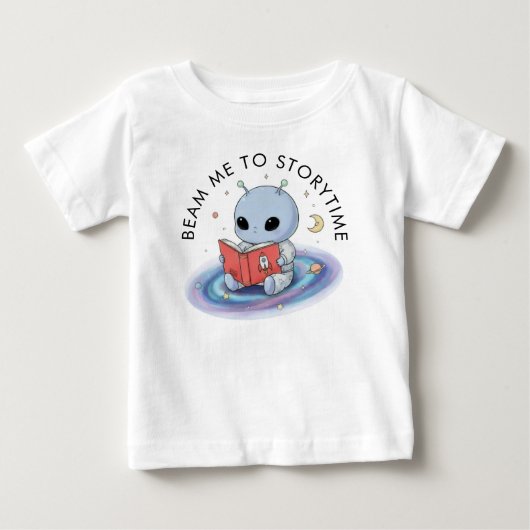 Cartoon Baby Alien T-shirt (Voorkant)