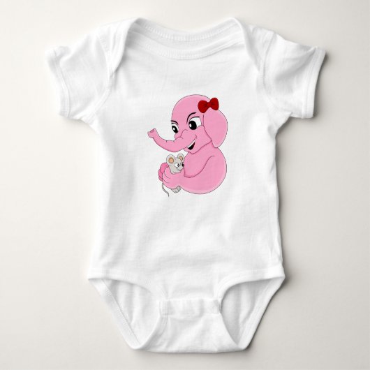 Cartoon baby-kostuum romper (Voorkant)