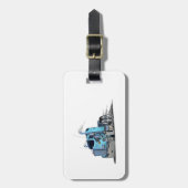 Cartoon Bagagelabel (Voorkant verticaal)