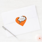cartoon ballon aanpassen hart sticker (Envelop)
