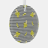 Cartoon banaan patches: retro stijl. glas ornament (Voorkant Rechts)