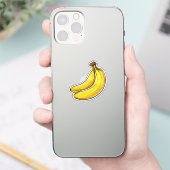 Cartoon-banaan Sticker (Telefoon)