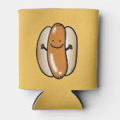 cartoon barbecue hotdog worst blikjeskoeler (Voorkant)