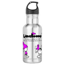Cartoon Barrel studios' Linaloomp waterfles.