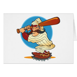Cartoon Baseball Batter