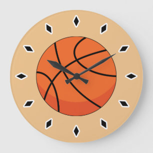 Cartoon Basketball Ball Grote Klok