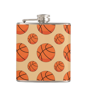 Cartoon Basketball Ball Heupfles
