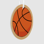 Cartoon Basketball Ball Ornament (voorkant)