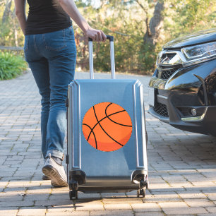Cartoon Basketball Ball Sticker