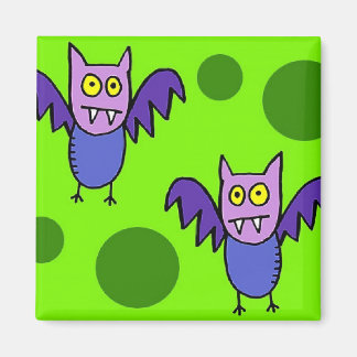 "Cartoon Bats" Koelkastmagneet Magneet