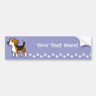 Cartoon Beagle Bumpersticker