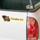 Cartoon Beaver Bumpersticker (Op Truck)