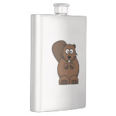 Cartoon Beaver Flacon (Rechts)