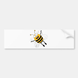 Cartoon Bee Bumpersticker