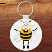 Cartoon Bee Sleutelhanger (Voorkant)