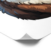 Cartoon beer illustratie poster (Hoek)