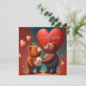 cartoon beer valentijns (Staand voorkant)