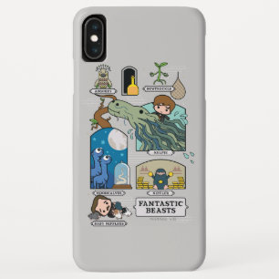 Cartoon beest habitat iPhone XS max hoesje