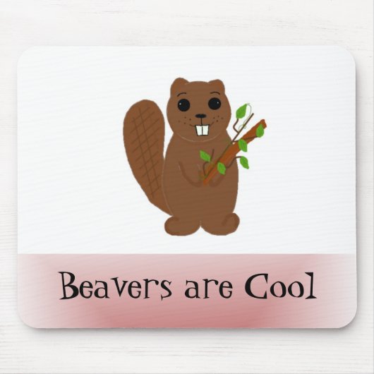 Cartoon Bever Muismat (Voorkant)