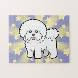 Cartoon Bichon Frise Legpuzzel