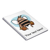 Cartoon bij bijen notitieboek (Rechterzijde)