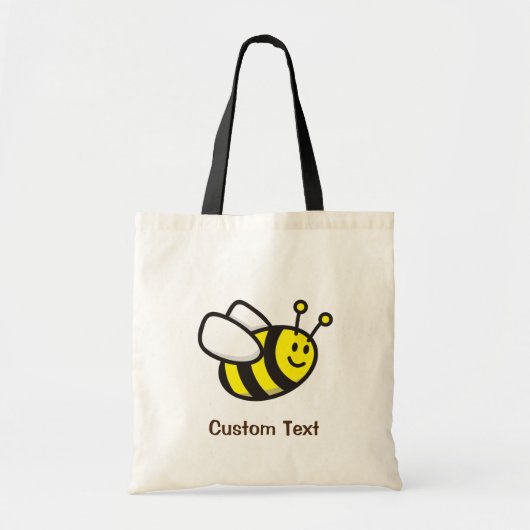 Cartoon bij bijen tote bag (Voorkant)