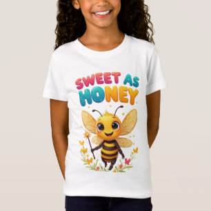 🐝 Cartoon Bij Cute Dagelijkse Kids Wear 🐝 T-shirt