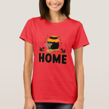Cartoon Bij en Honingpot "THUIS" T-Shirt