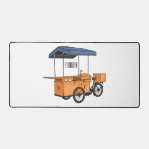 Cartoon bike food cart bureaumat
