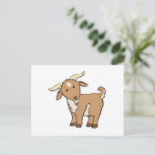 Cartoon Billy Goat Briefkaart (Staand voorkant)