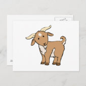 Cartoon Billy Goat Briefkaart (Voorkant / Achterkant)