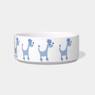 Cartoon blauw poedel Posh Paws Dog Voerbakje