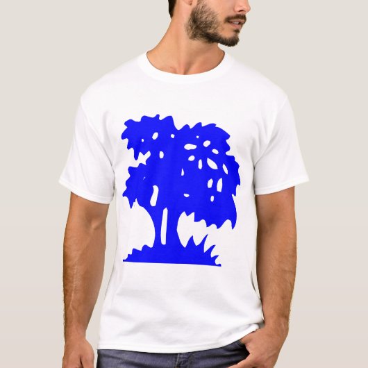 Cartoon - Blauw T-shirt (Voorkant)